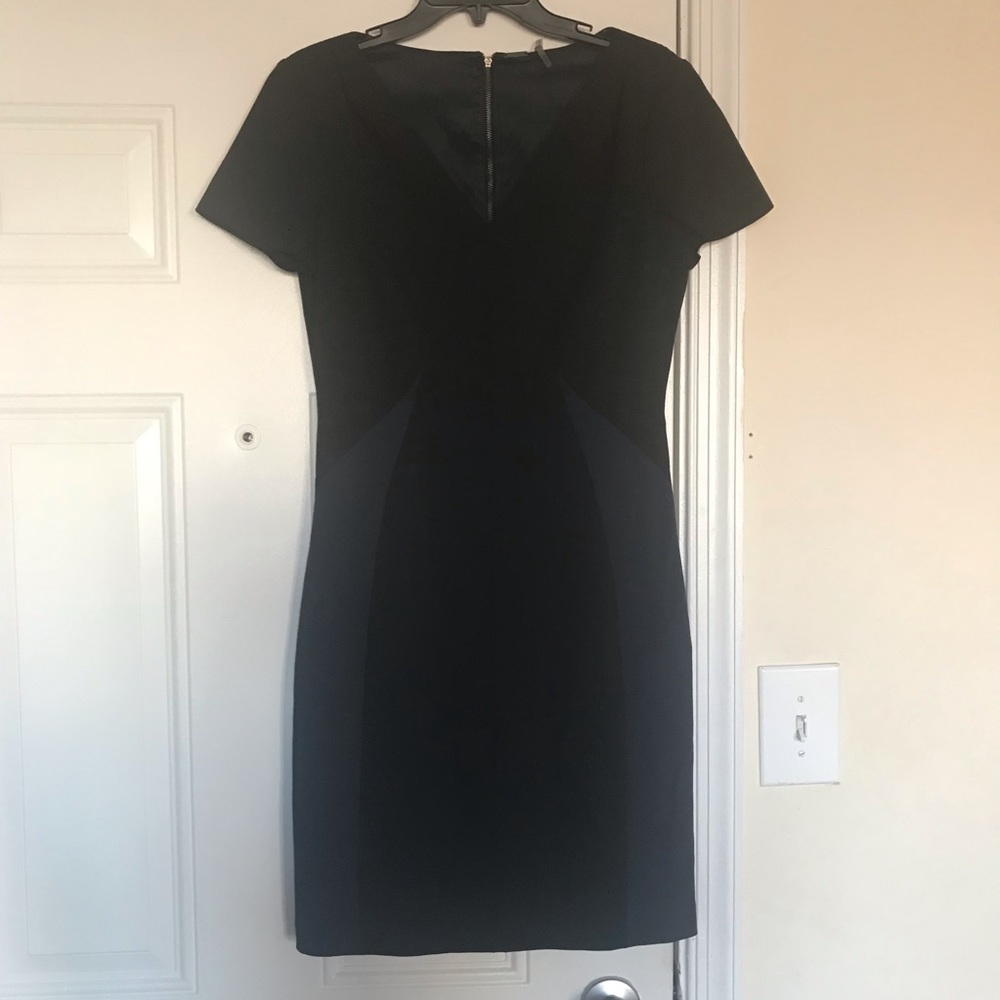 Navy and black Elie Tahari dress